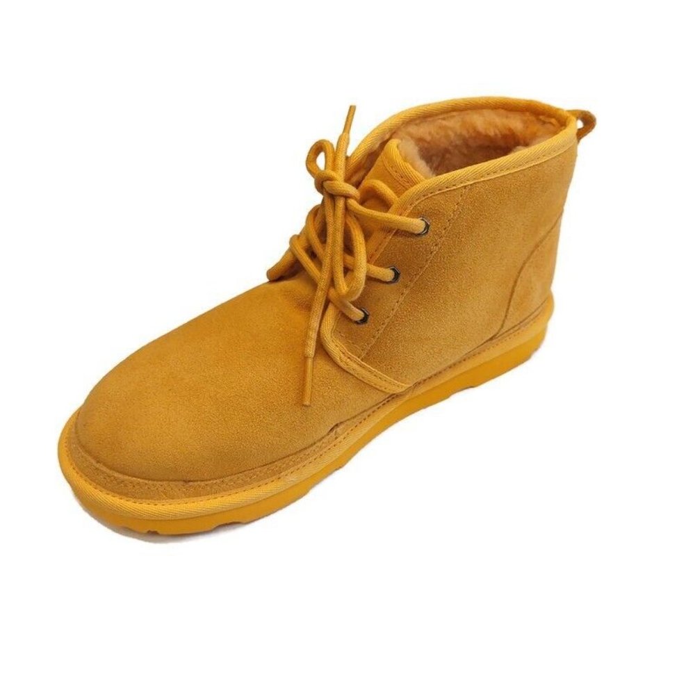 UGG Big Kids Size 4 Womens Size 5 Neumel II Chukka Boots Suede Amber #1017320K - Picture 3 of 8